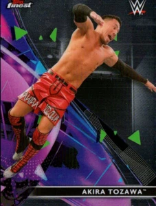 2021 Topps Finest WWE Wrestling Card #2 Akira Tozawa - Picture 1 of 1