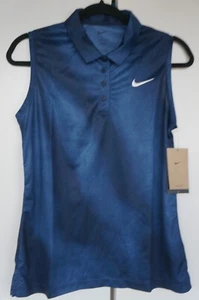 Nike Victory Damen Golf Polo-Shirt Größe M Blau Dri-Fit - NEU - - Bild 1 von 7