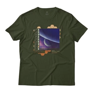 Triton Mond des Neptun Sonnensystem Weltraum Grafik Kunst Premium Baumwolle T-Shirt - Bild 1 von 8