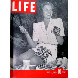 Life Magazine Bound 9 Issues JUL - AUG 1940 News Celebrities Ads & More - Picture 1 of 13