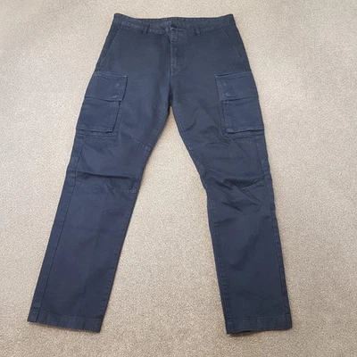 Diesel Mens Trousers 30x28 Blue P-COR-EMBNEW Cargo Utility Combat Pants Slim - Image 1 of 4