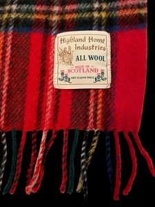 VGT Highland Homes Industries Wolle Tartan kariert 60”x50” Überwurf, Schottland - Bild 1 von 3