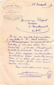 1917 KURSAAL CINEMA A TOULON - M. RIPERT A MALLEMORT 46-0442 - Bild 1 von 1