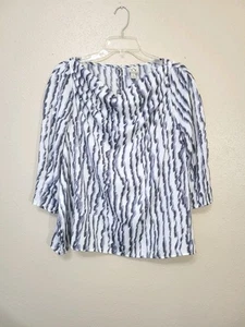 Worthington Women's Top 3/4 Sleeve Pullover Career Casual Blouse Sz XXL  - Picture 1 of 12