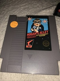 HOGAN'S ALLEY -- NES Nintendo Original Classic Authentic Black Box Zapper Game 