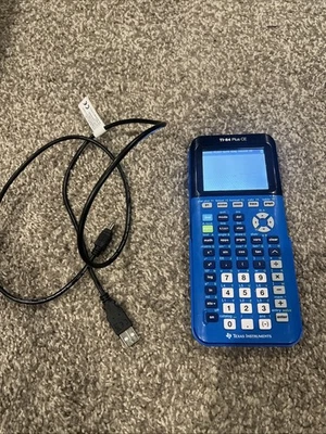 Texas Instruments TI-84 Plus CE Graphing Calculator - Blue - Image 1 of 4