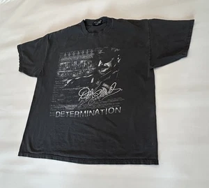 Camiseta De Colección Chase Dale Earnhardt Determination Para Hombres Grande Negra Desteñida Envejecida - Imagen 1 de 10