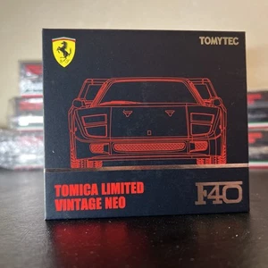 Tomica Limited Vintage NEO Ferrari F40 Red Tomytec TLV 1:64 - Picture 1 of 13