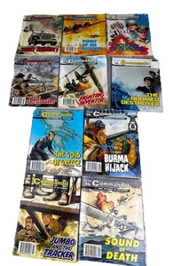 10 x Commando War Stories in Pictures - Vintage Bundle / Job Lot 8 - Foto 1 di 21