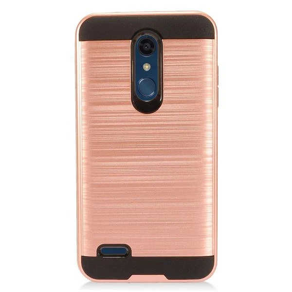 GSA Brushed Hybrid Hard Case For LG K30, K10 2018, Phoenix Plus, Rose Gold - Image 1 of 1