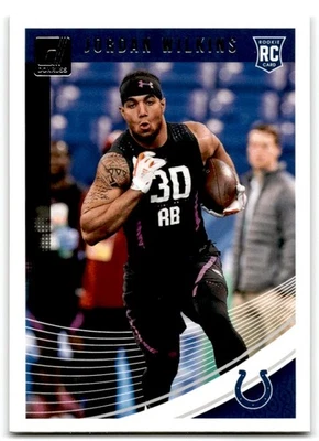 2018 Donruss Jordan Wilkins Rookie Indianapolis Colts #381 - Image 1 of 2