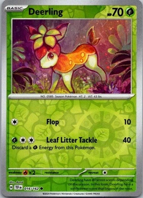 Deerling - 016/162 Reverse Holo Common SV05: Temporal Forces 016/162 Near Mint - Image 1 of 2