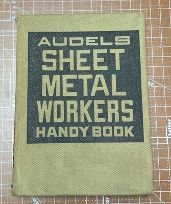 Audels Sheet Metal Workers Handy Book for Pattern Layout 1943 Update, NICE SHAPE - Image 1 of 4