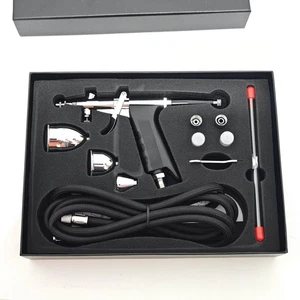 Profi Spritzpistole Airbrush Pistole set Pistolen 0,3 mm/0,5 mm/0,8 mm Düse - Bild 1 von 24