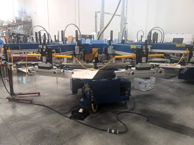 Prensa de serigrafía automática M&R Cobra y cura flash de cuarzo rojo chile D - ¡NUEVA! Foto 1 de 4