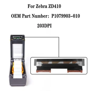 Top Notch Replacement Printhead For Zebra ZD410 203DPI Thermal Printers - Photo 1/9