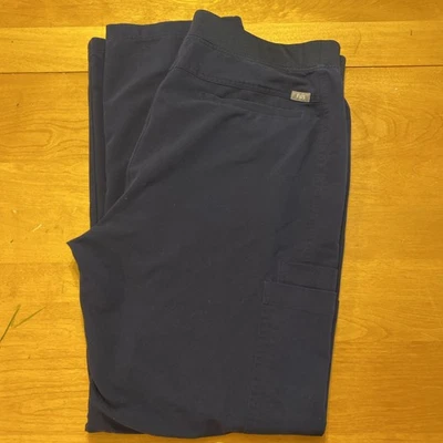 Figs Scrub Pant Men XL  Regular Navy Blue Cargo Technical Collection T2001 36x32 - Image 1 of 4