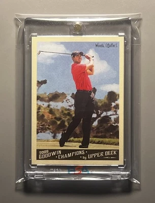 TIGER WOODS ⛳️GOLF GREAT!!! ✨RARE✨2009 (UPPER DECK) CARD !!! - Image 1 of 2