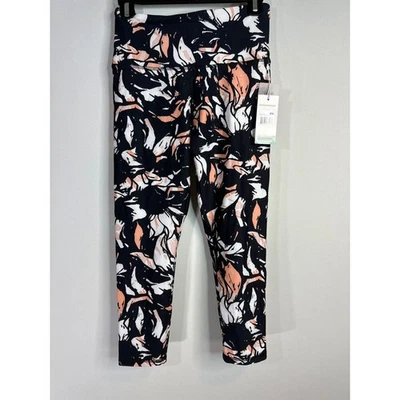 Leggings femininas Balance Collection Dry Wik néctar de pêssego manchado abstrato M nova com etiquetas - Imagem 1 de 4
