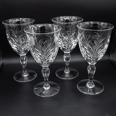 Stuart Crystal Aragon Oversized Wine Glasses 6 7/8" - Set of 4 - FREE USA SHIP - Image 1 of 4