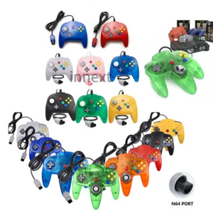 Wired Controller Compatible For Nintendo 64 N64 Joystick Video Game Console - Picture 1 of 107