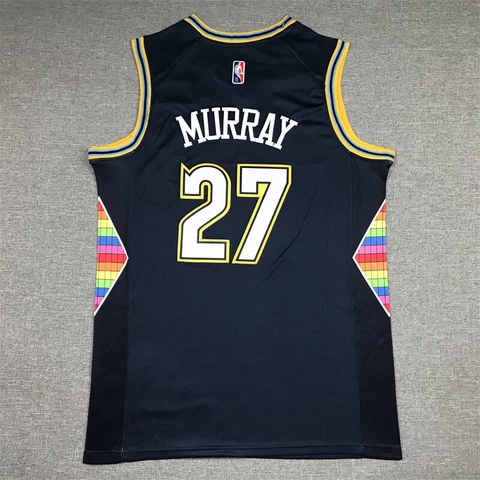 Denver Nuggets City Edition Men's Jersey,.- Jamal Murray #27- Size S-2XL.Aldult Cover