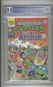 TEENAGE MUTANT NINJA TURTLES ADVENTURES MEET ARCHIE PGX 9.6 - Picture 1 of 2