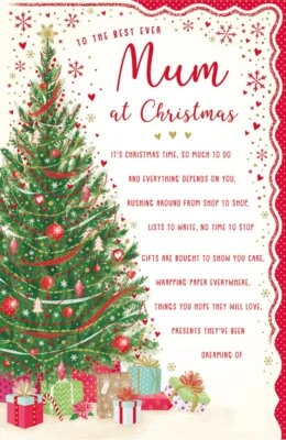 REGAL PUBLISHING LTD Christmas Card For the Best Mum Large Foil Finish