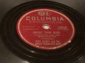 Roy Acuff Wabash Cannon Ball Freight Train Blues 10" Album Shellac Record Single - Bild 1 von 4
