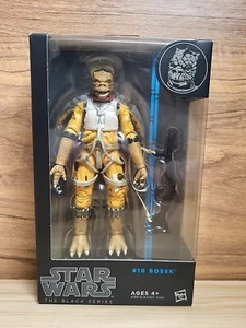 Star Wars Serie Nera | 6” Blue Line Bossk #10 | Nuovo | Con Scatola - Foto 1 di 8