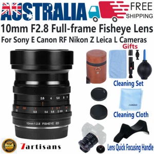 7artisans 10mm F2.8 Fisheye Lens For Sony E Alpha A7 9 S Canon R Nikon Z Leica L - Picture 1 of 23