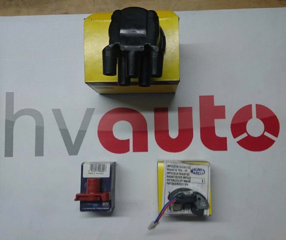 Set Zündverteiler Verteilerkappe Läufer Impulsgeber Lancia Delta Integrale & Evo - Bild 1 von 1