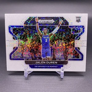 White Sparkle! 🚨2022-23 Panini Prizm Jalen Duren RC Detroit Pistons Rookie #58 - Picture 1 of 2