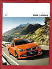 HOLDEN VF SS SERIES UTE RANGE 6 PAGE FOLDOUT BROCHURE MAY 2013