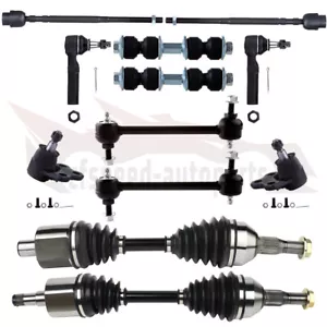 12PCS Front Tie Rod End Sway Bar with CV Axle Shaft For 00-07 Impala Monte Carlo - Picture 1 of 10