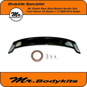 Mr GLOSS BLACK Rear Boot Bobtail Spoiler Wing For Ford FG Falcon XR6 XR8 G6 G6E - Picture 1 of 13