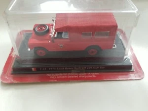 1/43  DelPrado 1975 Land Rover serie III 109 soft top France Fire - Picture 1 of 5