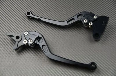 Long brake & clutch levers FULL BLACK CNC Benelli 	Tornado 900	all versions - Image 1 of 2