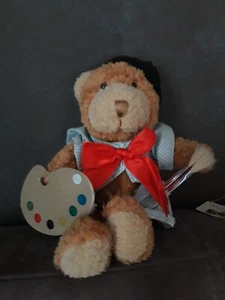 PP1/ Petite Peluche ours The Teddy Bear Collection : Gaston Le Peintre 19 cm  - Imagen 1 de 5