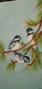 Beautiful 14"X11" Original Oil Painting Canvas Art "3 is Company."signed by art* - Picture 1 of 3
