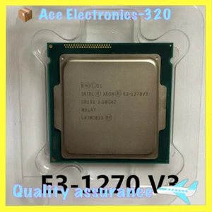 Intel Xeon SR151 E3-1270 V3 Quad Core 3.5GHz LGA1150 CPU Processor - Picture 1 of 3