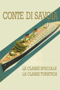 OCEAN LINERS 2059 SS Conte di Savoia Italian Line Ocean Liner Poster 11 x 17 - Picture 1 of 4
