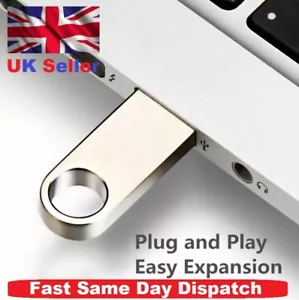 USB Metal Mini Memory Stick Flash Pen Key Thumb Drive U Disk High Speed 8gb - Picture 1 of 11
