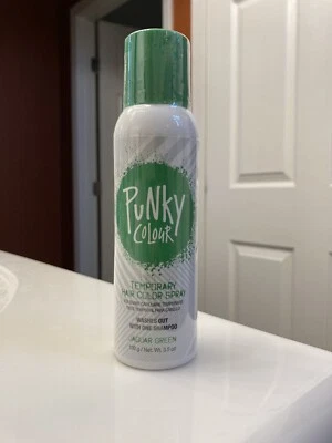Spray de color temporal para el cabello Punky Colour - color verde jaguar Foto 1 de 2