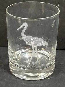 Vintage Georg Jensen Ätzchen Keuchkran gefährdete Tierwelt Felsen Glas - Bild 1 von 5