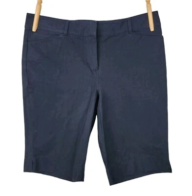 White House Black Market Bermuda Shorts Size 8/28 33"x10" Black casual Mid Rise - Image 1 of 4