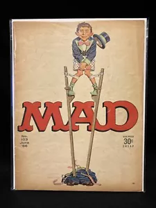 MAD Magazine No. 103 June 1966 Clean, Vintage, Carded/ Sleeved! VG - Picture 1 of 6