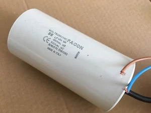 55uF 450Vac FACON Mod.7I52550V8C 5 % Motorlaufkondensator Nos Doppelleitungen - Bild 1 von 4