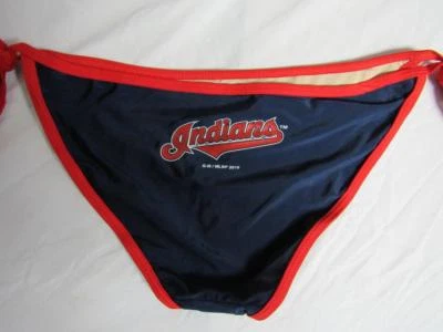 Biquíni Cleveland Indians feminino tela pequena parte inferior C1 608 - Imagem 1 de 4