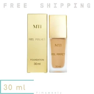 30 ml MTI Feel Perfect FOUNDATION SPF15 Waterproof Coenzyme Q10 Facial Coverage - Picture 1 of 20